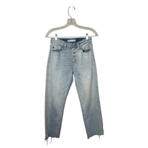 KANCAN LOS ANGELES High Waisted Raw Hem Jeans-Women’s Size 25